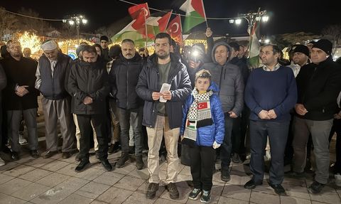 Trakya'da Gazze Saldırılarına Karşı Protestolar