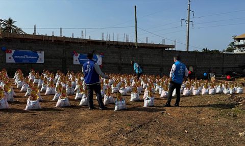 Türkiye Diyanet Vakfı Liberya'da 1500 Aileye Ramazan Yardımı Ulaştırdı