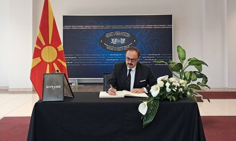 Üsküp Büyükelçisi Fatih Ulusoy'dan Taziye Ziyareti