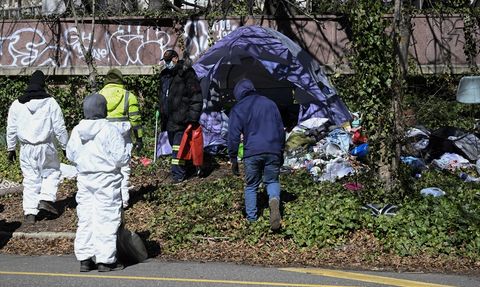 Washington'daki Evsiz Kamplar Kaldırılıyor