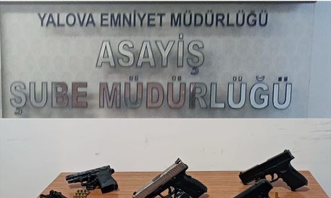Yalova'da Ruhsatsız Silah Operasyonu: 12 Gözaltı
