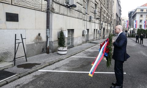 Zoran Djindjic'in Suikastının 22. Yıldönümü Anma Töreni Belgrad'da Gerçekleşti