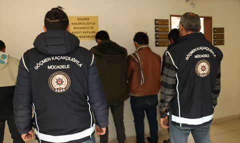 Amasya'da Canlı Hayvan Taşıyan Tırlarda Düzensiz Göçmenler Yakalandı