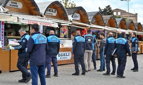 Beşiktaş'ta Hanutçuluk Yapılan İşletmelere Cezai İşlem ve Kapatma