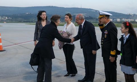 Birleşik Krallık Prensesi Anne'in Çanakkale Ziyareti