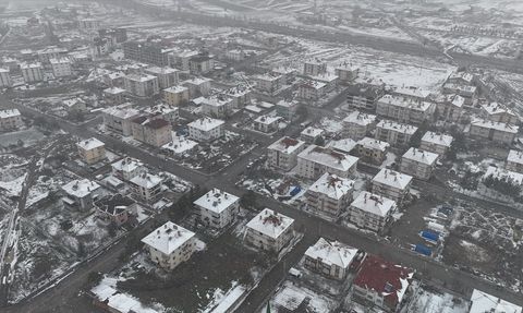 Çankırı'da Kar Yağışı Etkisini Gösteriyor