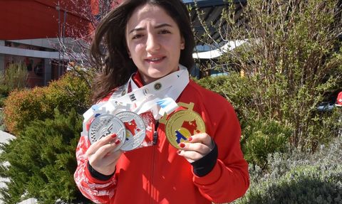 Cansu Bektaş'tan Üçüncü Avrupa Şampiyonluğu