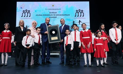 Cumhurbaşkanı Erdoğan, 23 Nisan Konserini İzledi