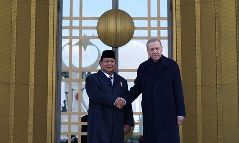 Cumhurbaşkanı Erdoğan, Endonezya Cumhurbaşkanı Subianto'yu Ağırladı