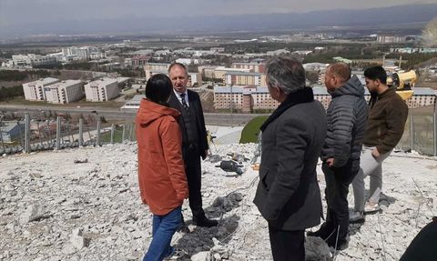 Erzurum'daki Kayakla Atlama Kulelerinde Yenileme Çalışmaları Başladı