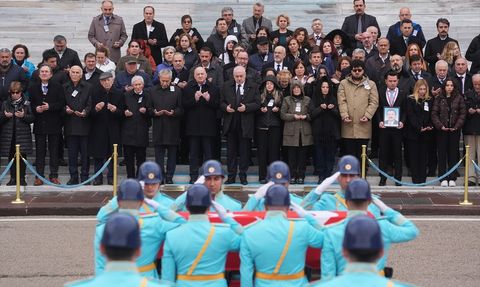 Eski Milletvekili Muharrem Hadi Dilekci’nin Meclis’teki Cenaze Töreni