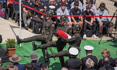 Gelibolu Yarımadası'ndaki Lone Pine Anıtı'nda Anma Töreni Düzenlendi