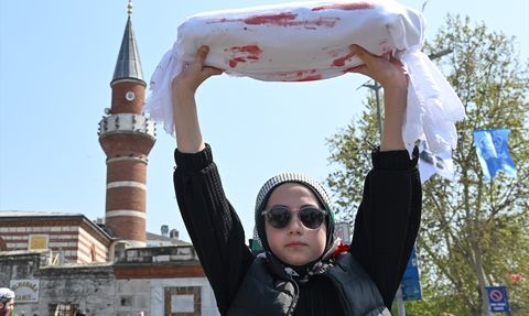 İHH'dan Gazze İçin Yürüyüş