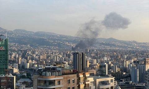 İsrail'in Beyrut'a Yönelik Hava Saldırıları