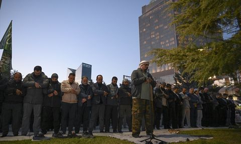 İsrail'in Gazze Saldırıları Protesto Edildi