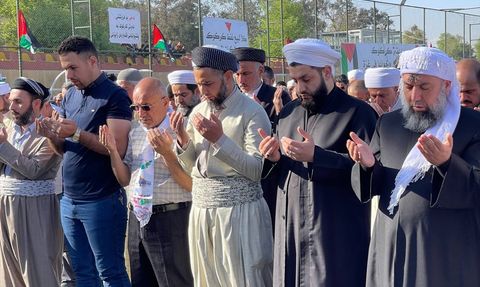 Kerkük'te Gazze'ye Destek Gösterisi Düzenlendi