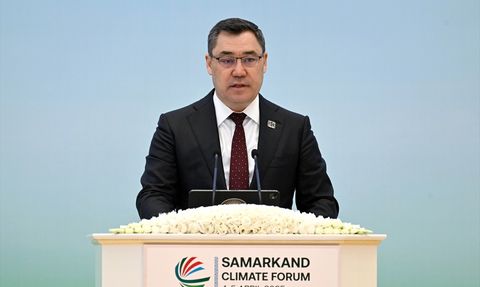 Kırgızistan Cumhurbaşkanı Caparov İklim Finansmanını Eleştirdi