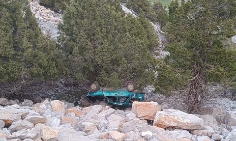 Konya'da Uçuruma Devrilen Araçta Yaralılar Var