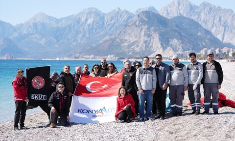 Konyaaltı'nda Deniz Temizliği Etkinliği