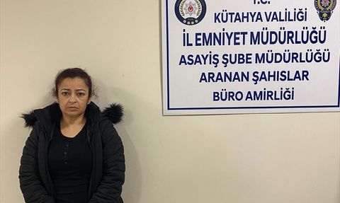 Kütahya'da 62 Yıl Hapis Cezası Bulunan Kadın Yakalandı
