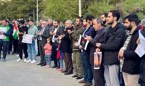 Mardin'de Gazze'ye Destek Gösterisi
