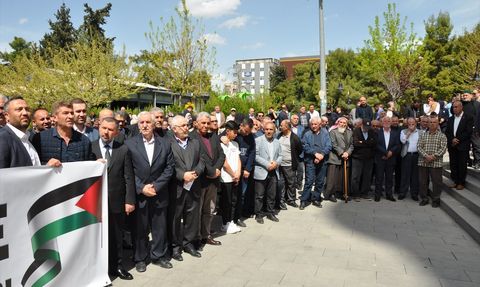 Mardin'de İsrail'in Gazze'ye Saldırıları Protesto Edildi
