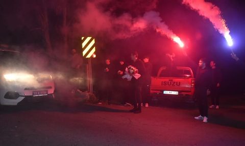 Mersin'de Gençlerden Polis Haftası Kutlaması