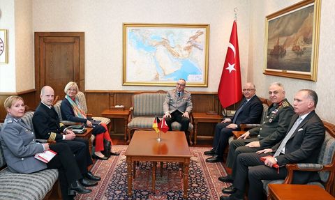 Milli Savunma Bakanı Güler, Almanya Genelkurmay Başkanı'nı Ağırladı