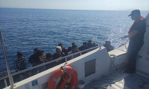 Muğla Açıklarında Düzensiz Göçmen Kurtarıldı