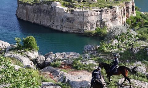 Rumkale'de Atlı Jandarma Birlikleri Göreve Başladı