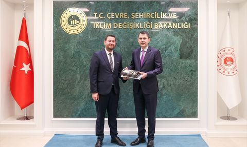 Samandağ Belediye Başkanı Karaçay, Bakan Kurum'a Teşekkür Ziyareti Gerçekleştirdi