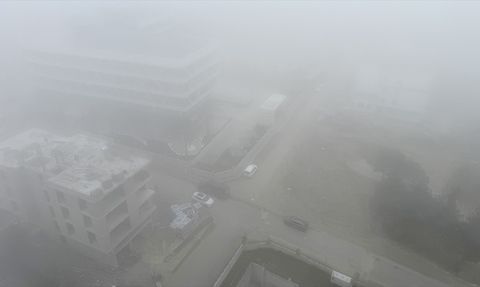 Samsun'da Görüş Mesafesi 30 Metreye Düştü