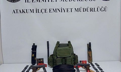 Samsun'da Silah ve Mühimmat Ele Geçirildi