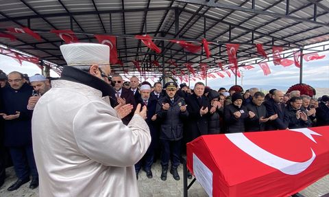 Şehit Polis Memuru İbrahim Güney Son Yolculuğuna Uğurlandı