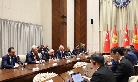 TBMM Başkanı Kurtulmuş Kırgızistan'da