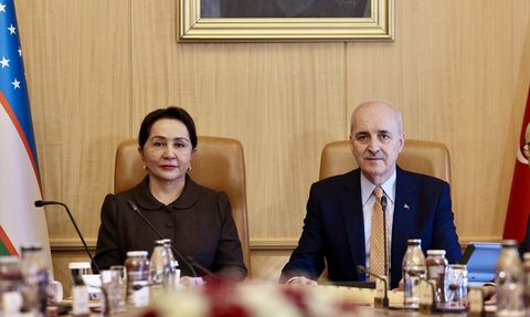 TBMM Başkanı Kurtulmuş, Özbekistan Senato Başkanı Narbayeva ile Görüştü
