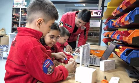 TEKNOFEST KKTC'de Küçük Yıldızlar Takımı Heyecanı