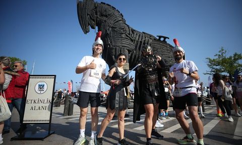 Troya Yarı Maratonu Çanakkale'de Coşkuyla Başladı