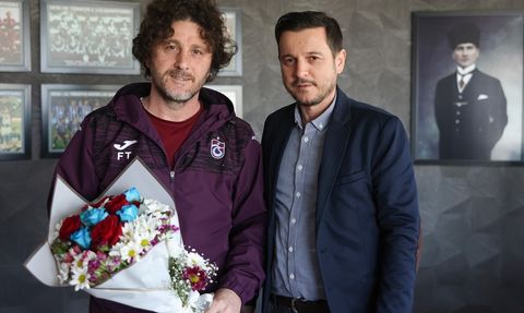 TSYD Trabzon Şubesi, Trabzonspor Teknik Direktörü Fatih Tekke'yi Ziyaret Etti