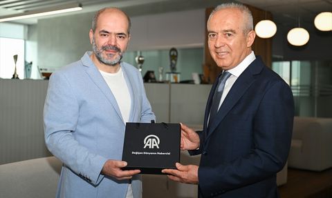 Türkiye Bisiklet Turu Öncesi Müftüoğlu'ndan AA'ya Ziyaret