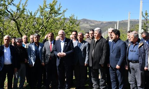 TZOB Genel Başkanı Bayraktar, Bursa'daki Zirai Don Oluşumunu İnceledi