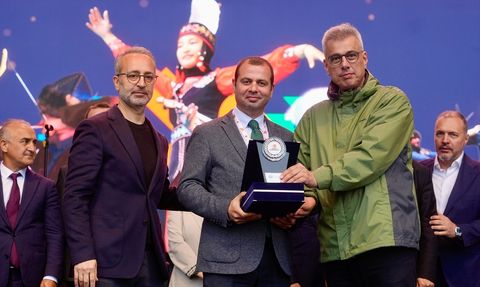 7. Etnospor Kültür Festivali'nde Anadolu Ajansı'na Ödül Verildi