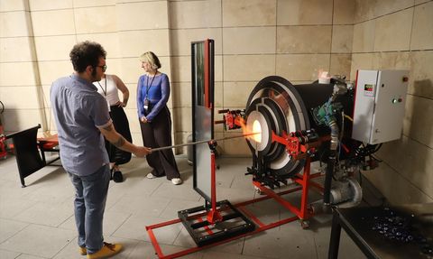 8. Uluslararası Denizli Cam Bienali Sanatseverlerle Buluştu