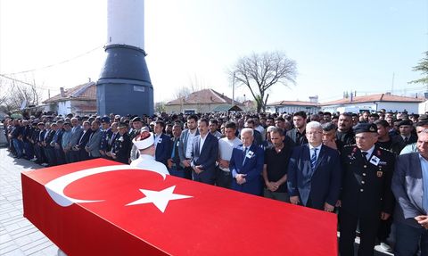 Aksaray'da Vefat Eden Asker Son Yolculuğuna Uğurlandı