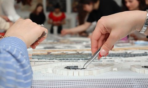 Amasya Üniversitesinden Kültürel Miras Projesi: 1800 Yıllık Mozaik Kopyası