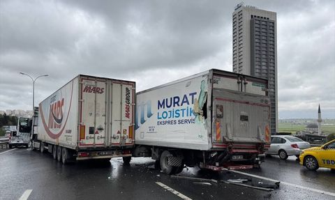 Avcılar TEM Otoyolu'nda Zincirleme Kaza