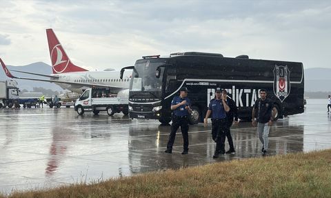 Beşiktaş Takımı Bodrum'a Ulaştı