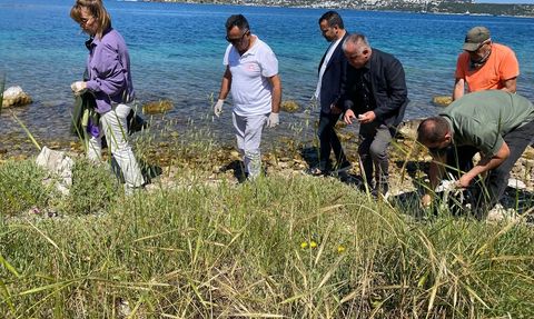 Bodrum'da Deniz ve Kıyı Temizliği Gerçekleşti