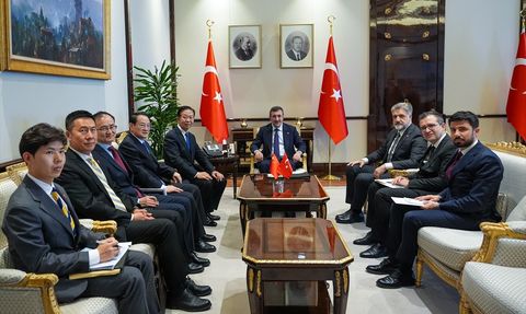 Cevdet Yılmaz, Şiao Cie'yi Kabul Etti