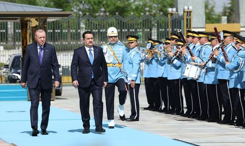 Cumhurbaşkanı Erdoğan, Irak Başbakanı Sudani'yi Resmi Törenle Ağırladı